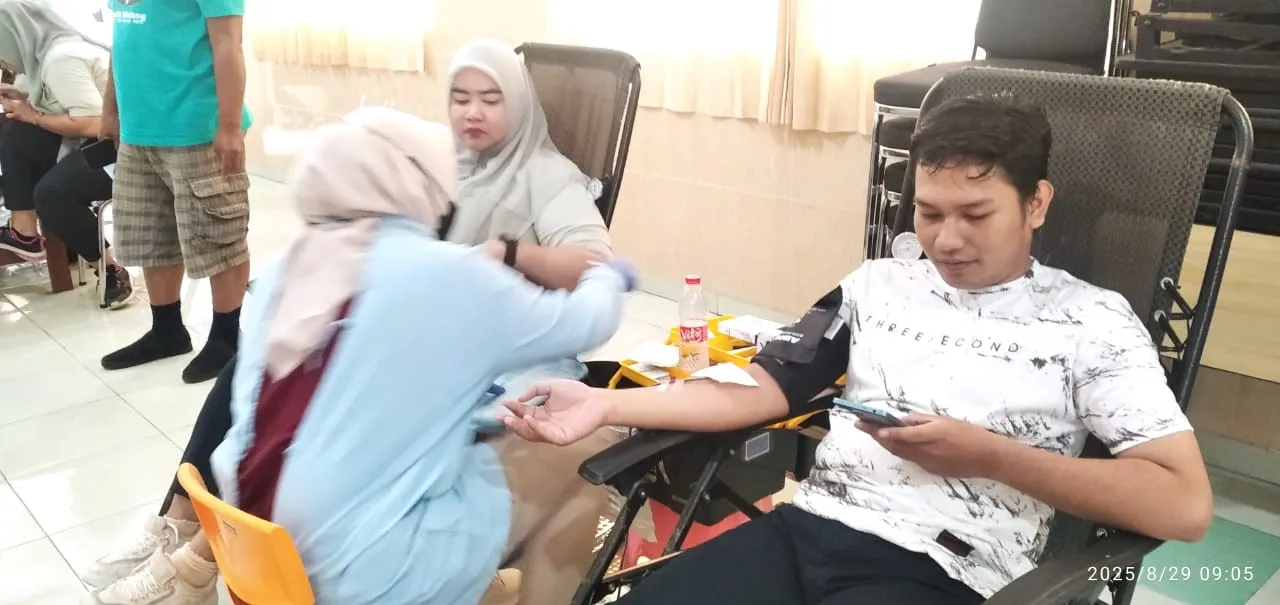 Meriahkan HUT RI ke-80, PMI Jember Gandeng OPD Gelar Donor Darah