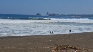 Ombak Besar Terjang Pantai Selatan Jember, Anak-Anak Nekat Bermain di Laut