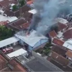 Gudang Mebel di Balung Jember Terbakar, Diduga Akibat Korsleting Listrik