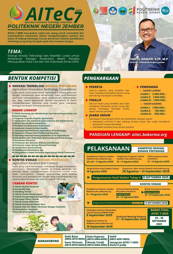 Politeknik Negeri Jember Gelar Babak Final AITeC7 2025