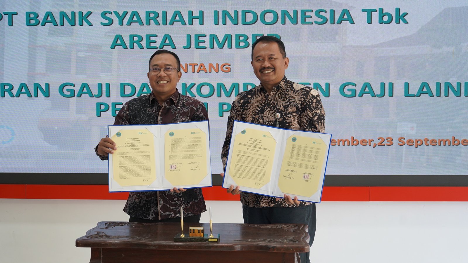 Polije dan BSI Resmikan MoU Layanan Keuangan