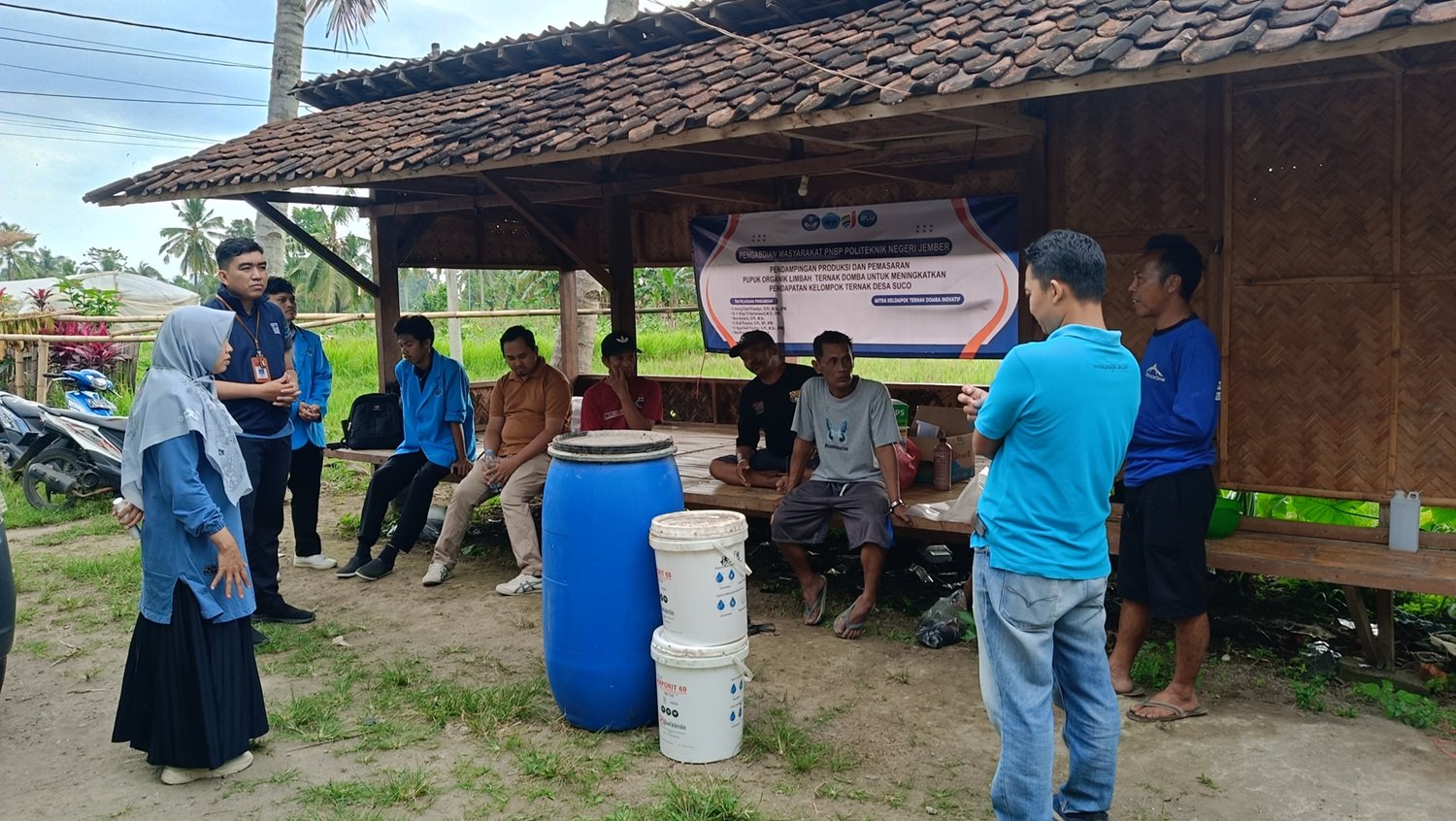 Peternak Suco Olah Limbah Domba Jadi Pupuk Organik