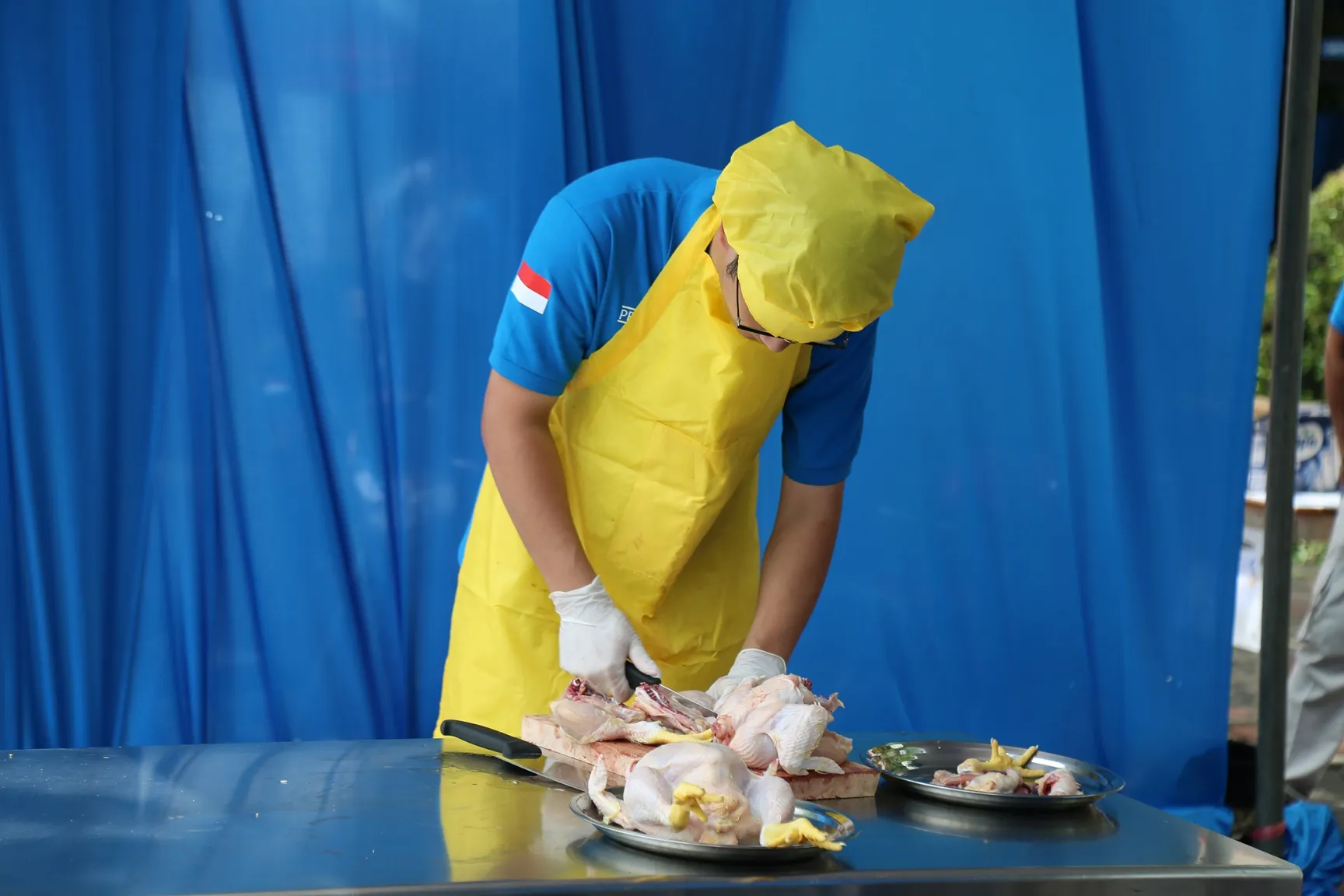 Peserta Asal Tiongkok Meriahkan Lomba Teknik Proses Karkas Ayam AITeC 7