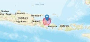 Gempa Bali Magnitudo 5,7 Terasa Hingga Jember