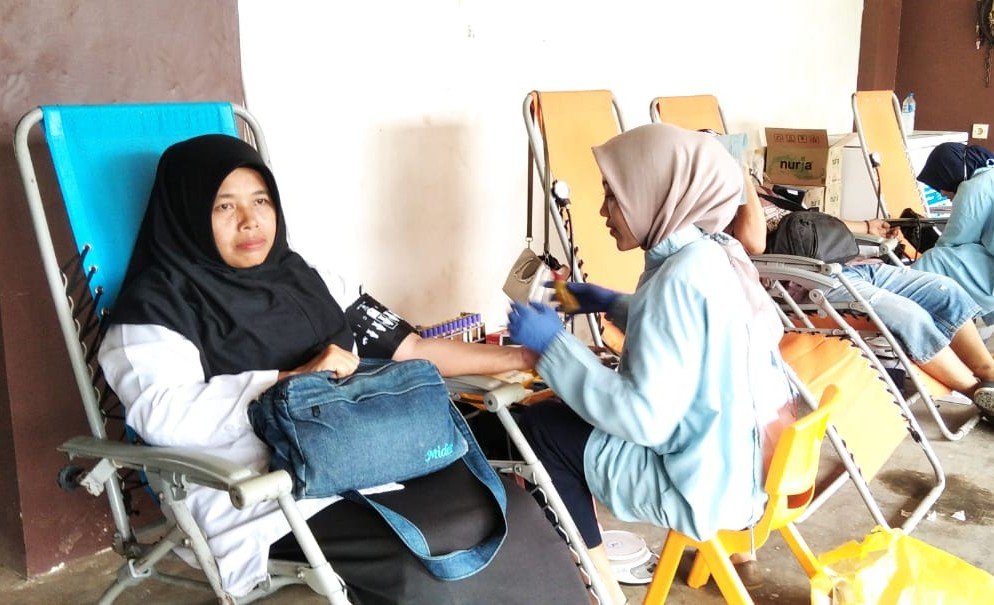 Antisipasi Kelangkaan Stok Darah, PMI Gandeng GMU Buah Tropis Umbulsari Himpun 28 Kantong Darah