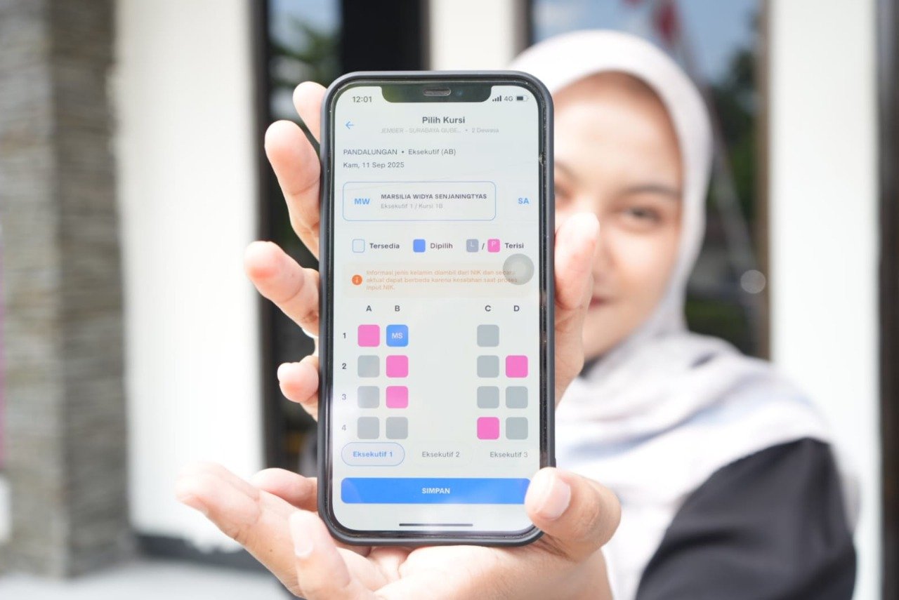 KAI Hadirkan Kursi Khusus Perempuan di Kereta