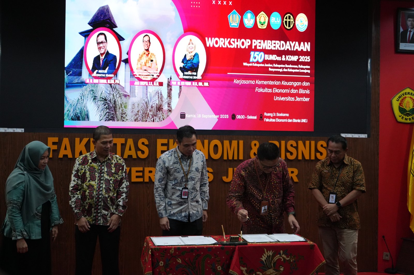 FEB UNEJ Dampingi 150 BUMDes dan KDMP 2025