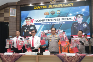 Polres Magetan Tangkap 11 Tersangka Narkoba