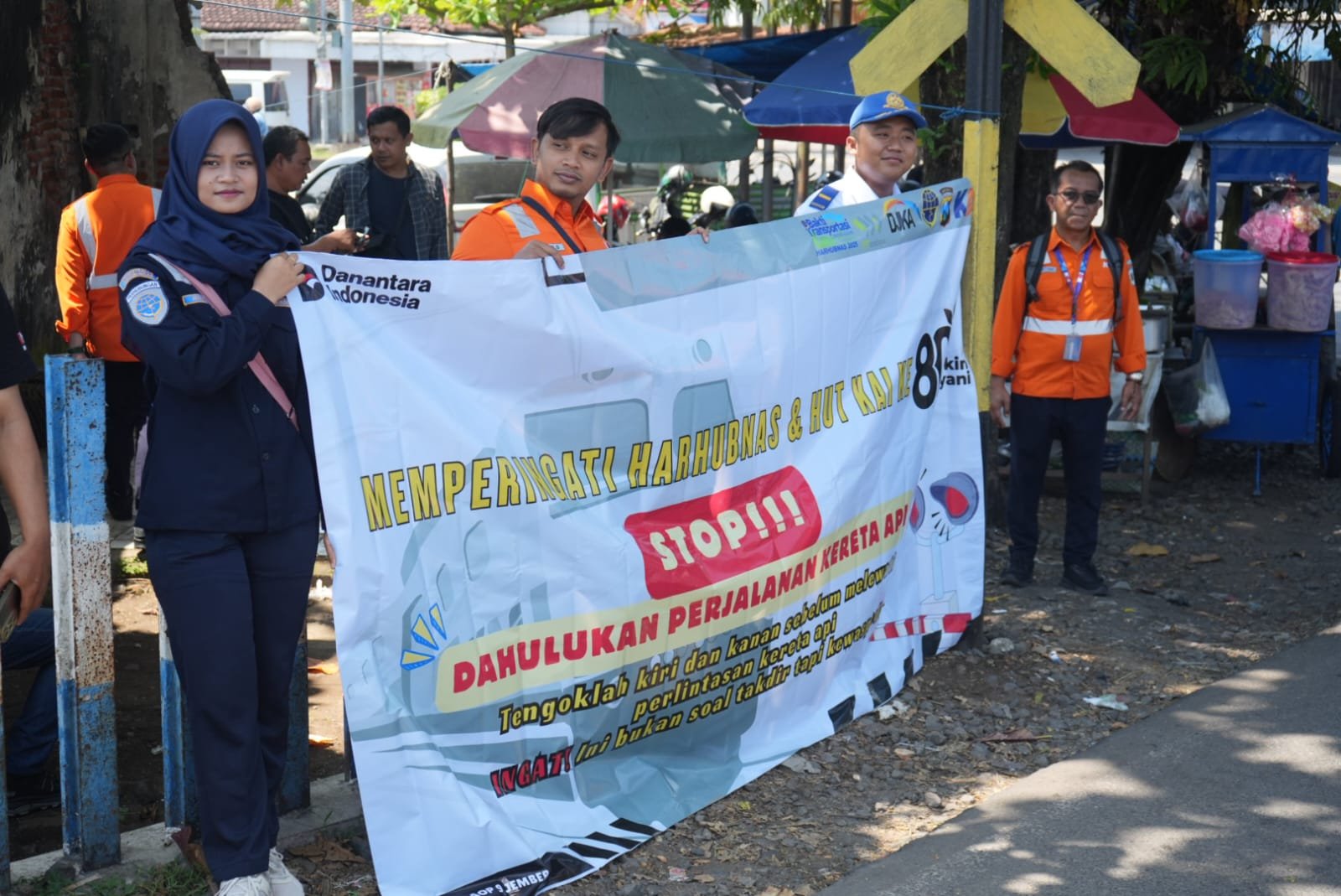 KAI Daop 9 Jember Gencarkan Sosialisasi Keselamatan Perlintasan
