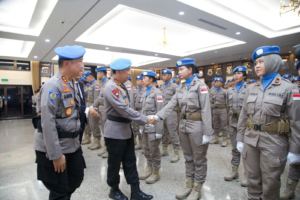Kapolri Lepas Satgas FPU 7 MINUSCA ke Afrika Tengah