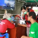 Ditpolairud Polda Jatim Hadirkan Klinik dan Perpustakaan Terapung