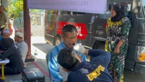 Dokkes Povid Polda Jatim Kumpulkan DNA Keluarga Korban Ponpes Al Khoziny