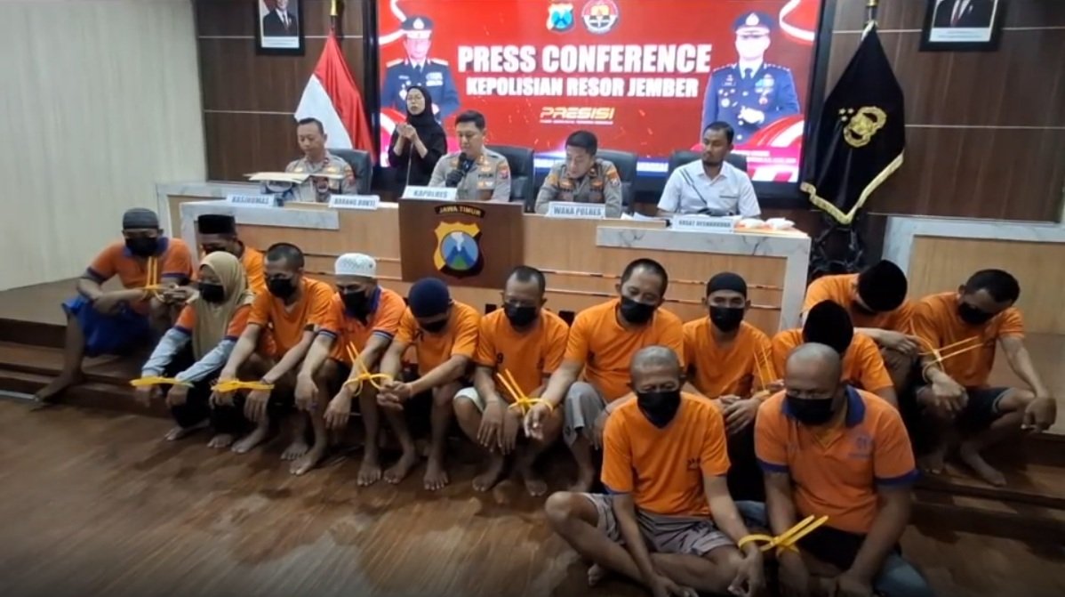 Polres Jember Ungkap Jaringan Narkoba Sistem Ranjau