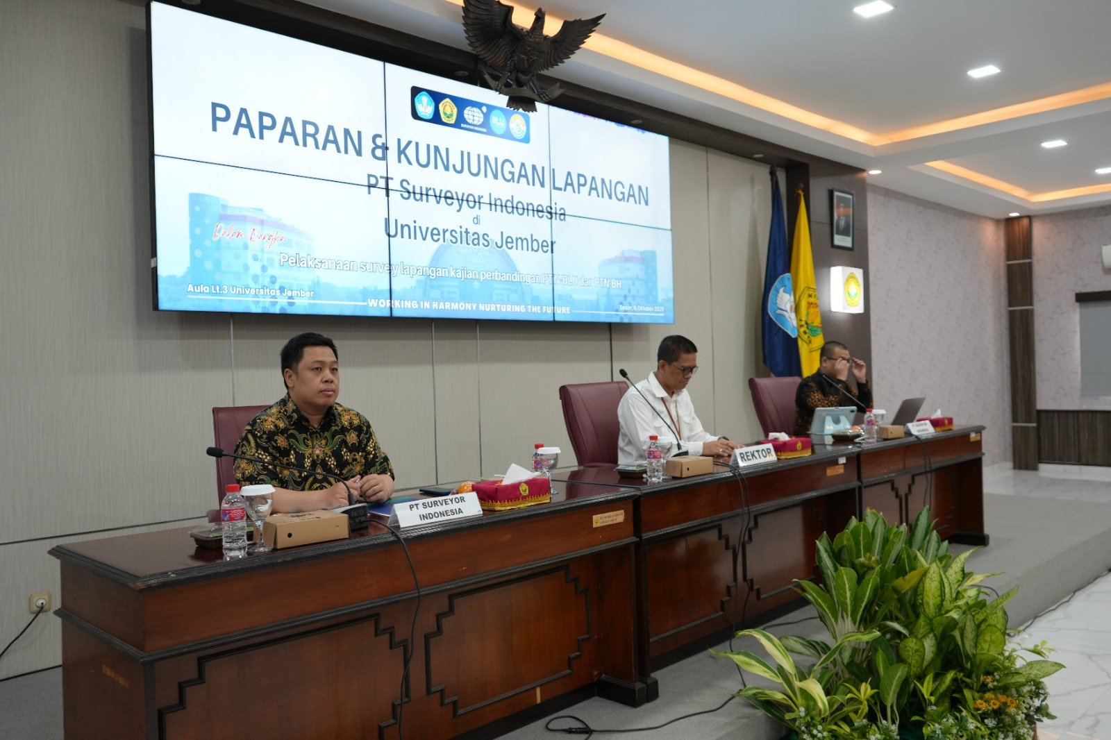 PT Surveyor Indonesia Kaji Pelaksanaan PTN BLU di UNEJ