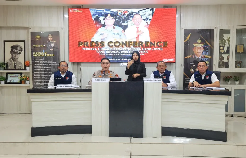 Polda Jatim Ungkap 1.757 Kasus Narkoba, Sita Aset Rp30,1 Miliar