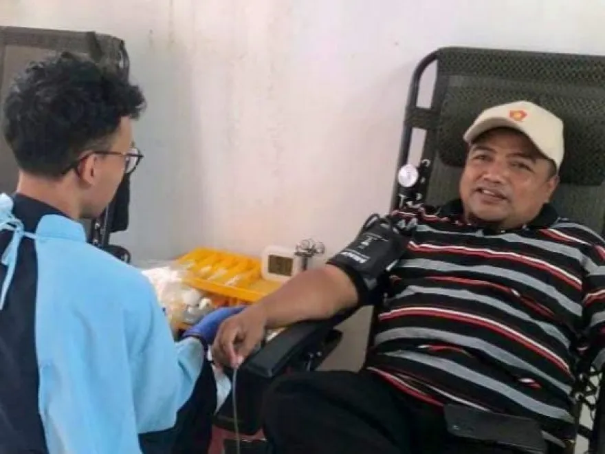 Desa Sidomukti Mayang Gelar Donor Darah, Warga Antusias Sumbangkan Kehidupan