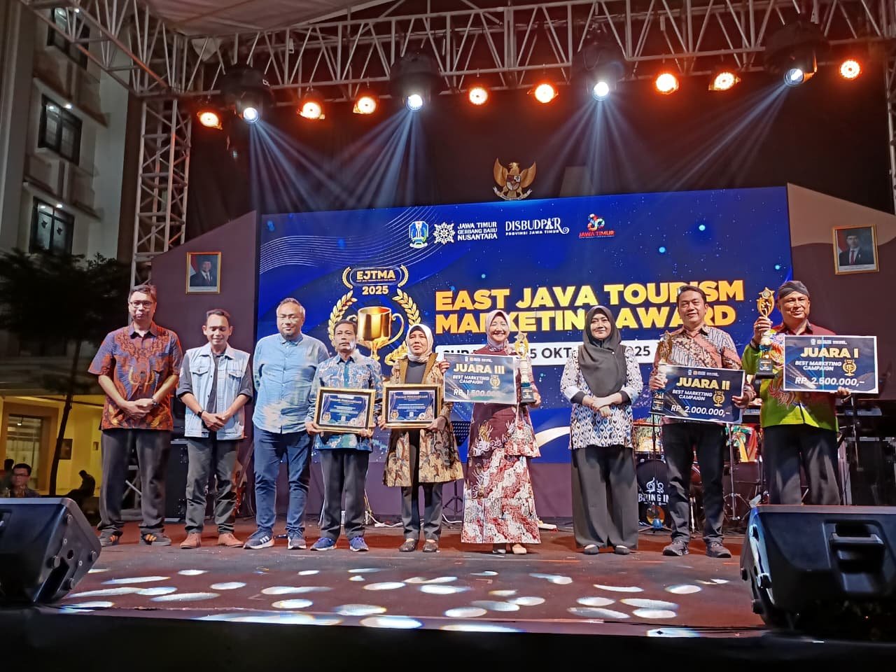 Jember Raih Juara III Best Marketing Campaign di Ajang Pariwisata Jatim