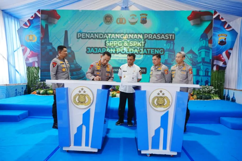 Kapolri Resmikan 35 SPKT Polres di Jateng untuk Optimalkan Layanan Publik