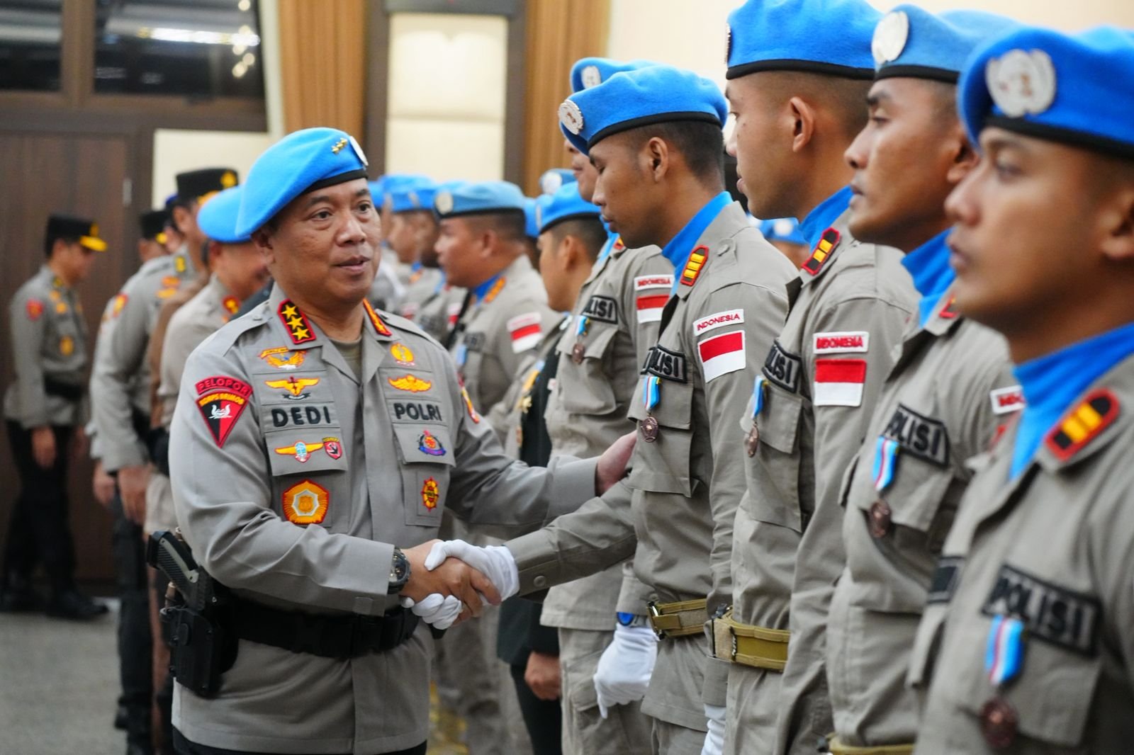 Wakapolri Pimpin Purna Tugas 139 Personel Garuda Bhayangkara