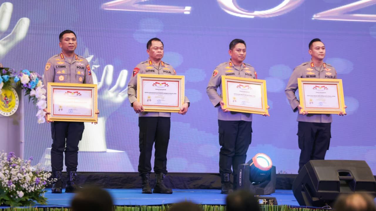 Polresta Sidoarjo Terima Penghargaan di Kompolnas Award 2025