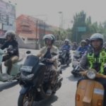 Polres Pasuruan Gelar Touring Bersholawat untuk Kampanye Keselamatan Lalu Lintas