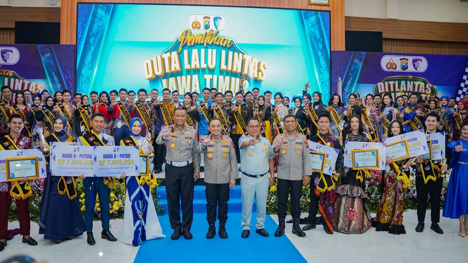 Polda Jatim Pilih Duta Lalu Lintas, Tekan Angka Kecelakaan Generasi Muda