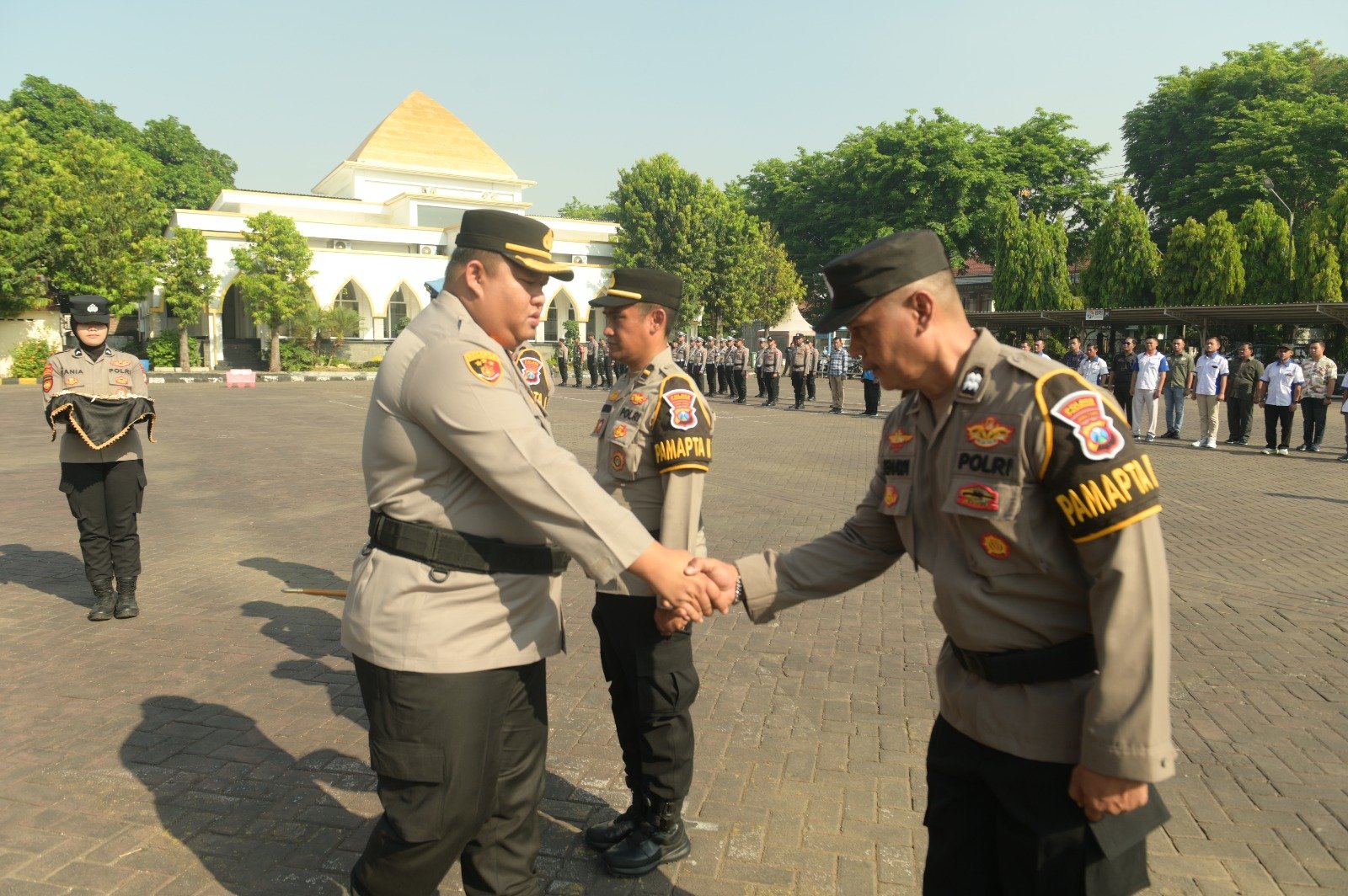 Kapolres Pasuruan Kukuhkan Pamapta Jamin Respon Cepat Gangguan Kamtibmas