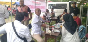 PMI Jember Jaring Pendonor Emak-Emak di Bunga Desaku Panti Peringati Apel Kebangsaan