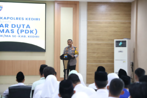 Polres Kediri Bekali Pelajar Duta Kamtibmas Tumbuhkan Ketertiban