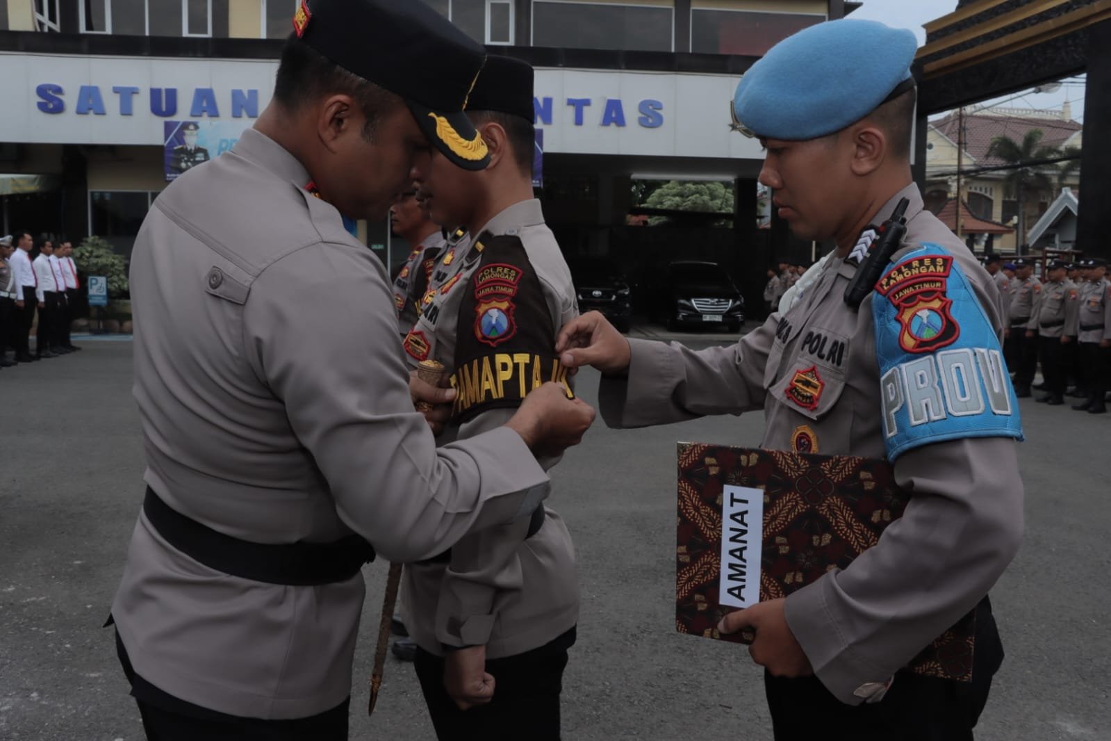 Polres Lamongan Kukuhkan Pamapta Perkuat Pelayanan Publik Presisi