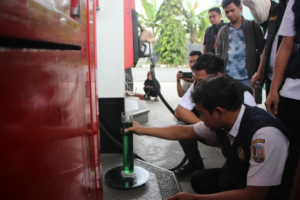 Polres Tuban dan Diskopumdag Cek SPBU Respons Keluhan BBM