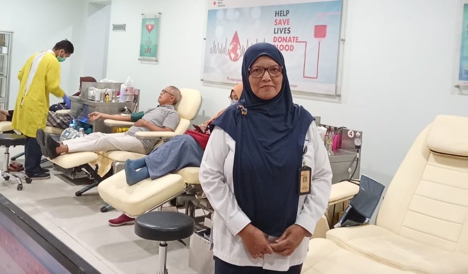 Atin Mahatma Purnabakti Saksi Hidup Evolusi UDD PMI Jember