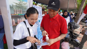 Polije Gelar Pameran Tefa Milk Ajak Minum Susu Serentak