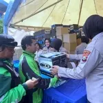 Polresta Malang Fasilitasi Deklarasi Ojol Jogo Jatim Berbagi