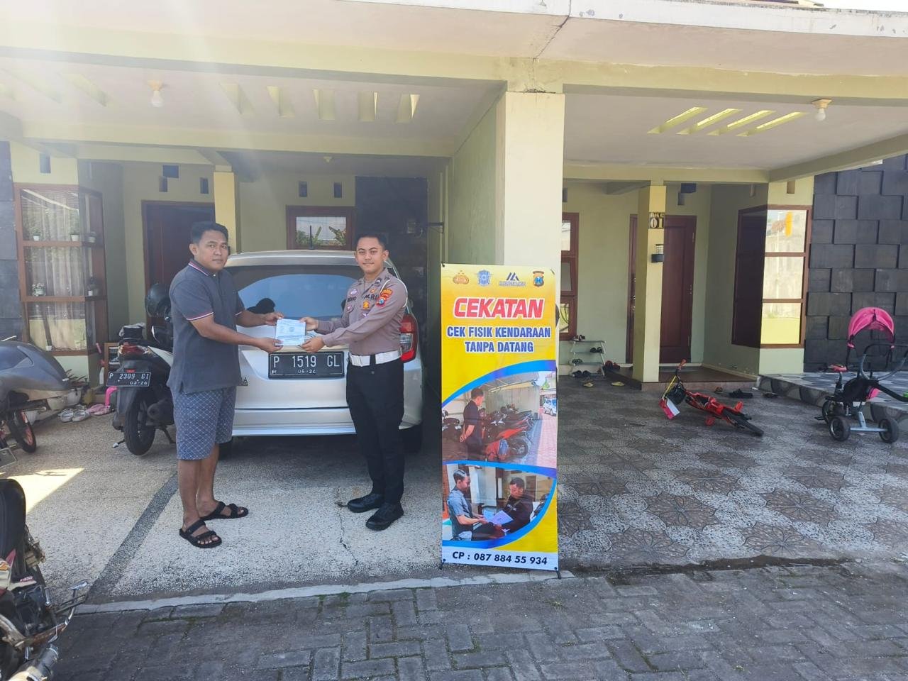 Polres Bondowoso Luncurkan ‘CEKATAN’ Cek Fisik Kendaraan Tanpa Datang