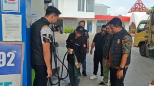 Polres Ponorogo Bersama Pemkab Sidak SPBU Cek BBM Pertalite