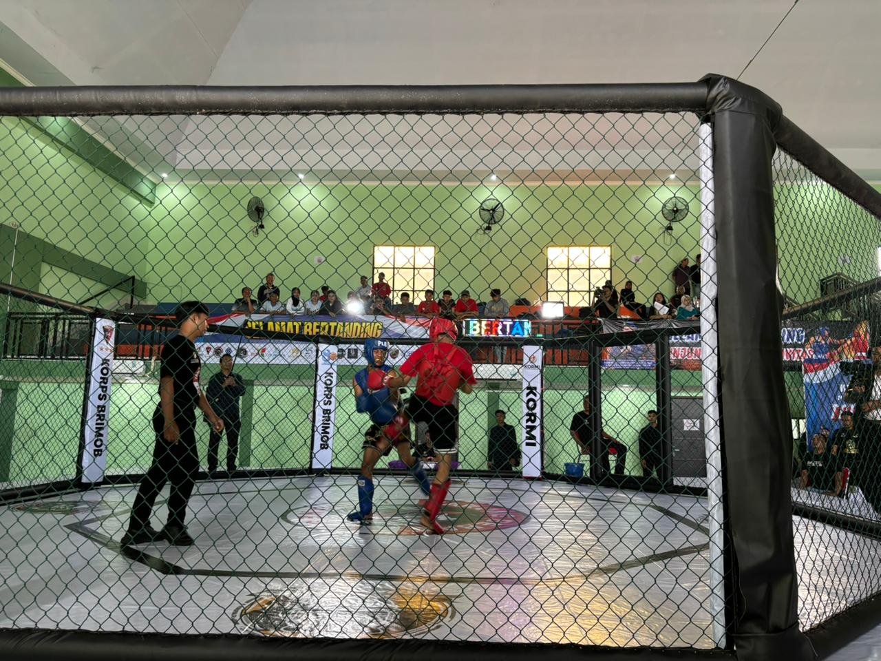 Sambut HUT Brimob Polda Jatim Gelar Kejurda Tarung Bebas