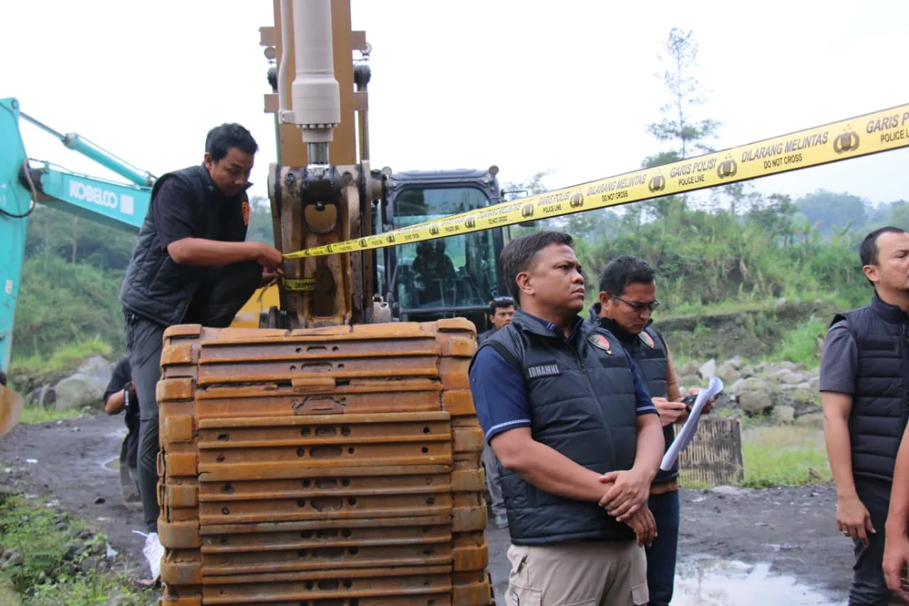 Bareskrim Polri Tindak Tambang Pasir Ilegal Gunung Merapi