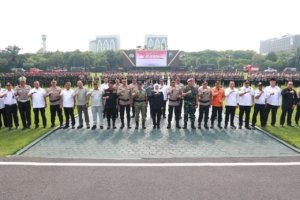 Polda Jatim dan Forkopimda Gelar Apel Kesiapan Bencana Cuaca Ekstrem