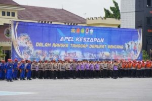 Kapolri Pimpin Apel Kesiapan Bencana, Tekankan Rasa Aman Masyarakat