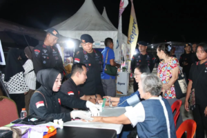 Polri Sigap Layani Masyarakat Tarakan Pasca Gempa Susulan M 4,4