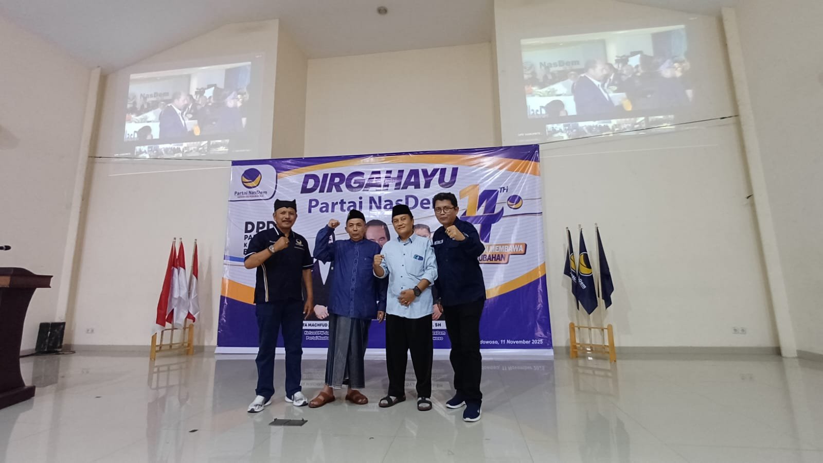 NasDem Bondowoso Gelar Konsolidasi dan Harlah ke-14 Perkuat Politik Gagasan