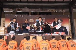 Polres Kediri Kota Ungkap 8 Kasus 9 Tersangka Operasi Sikat