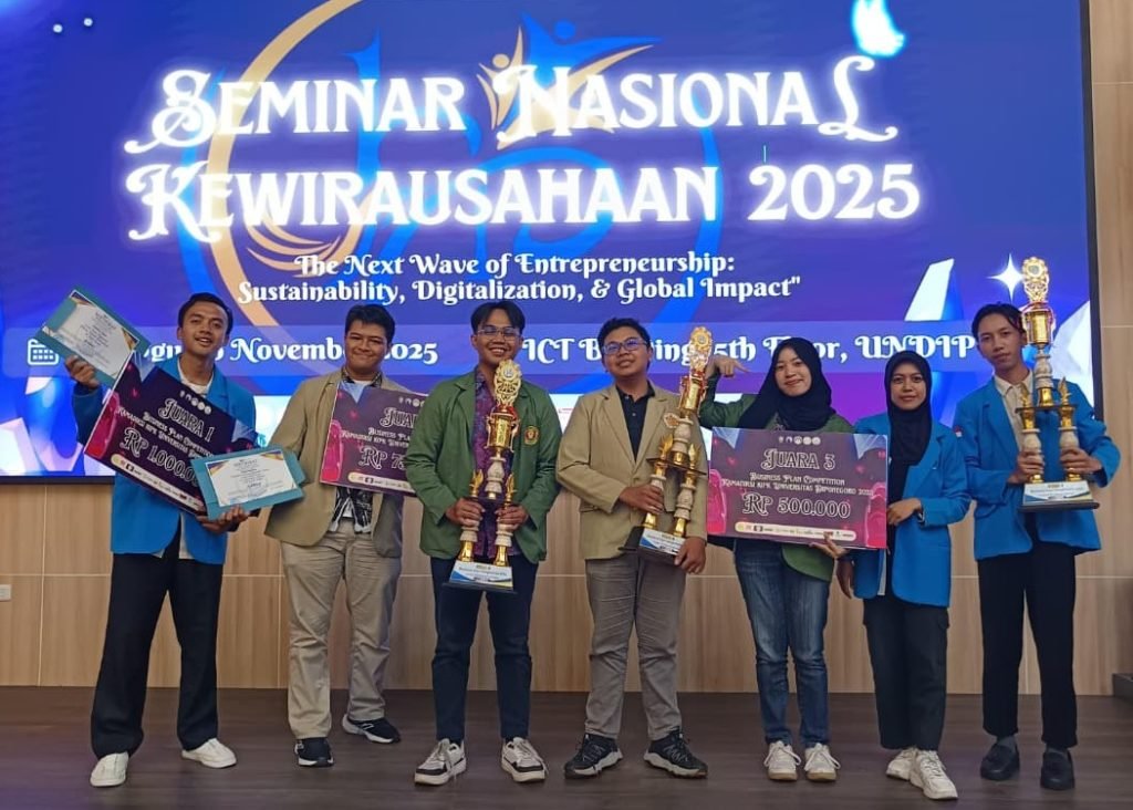 Mahasiswa Bisnis Digital Polije Raih Juara 1 Business Plan UNDIP