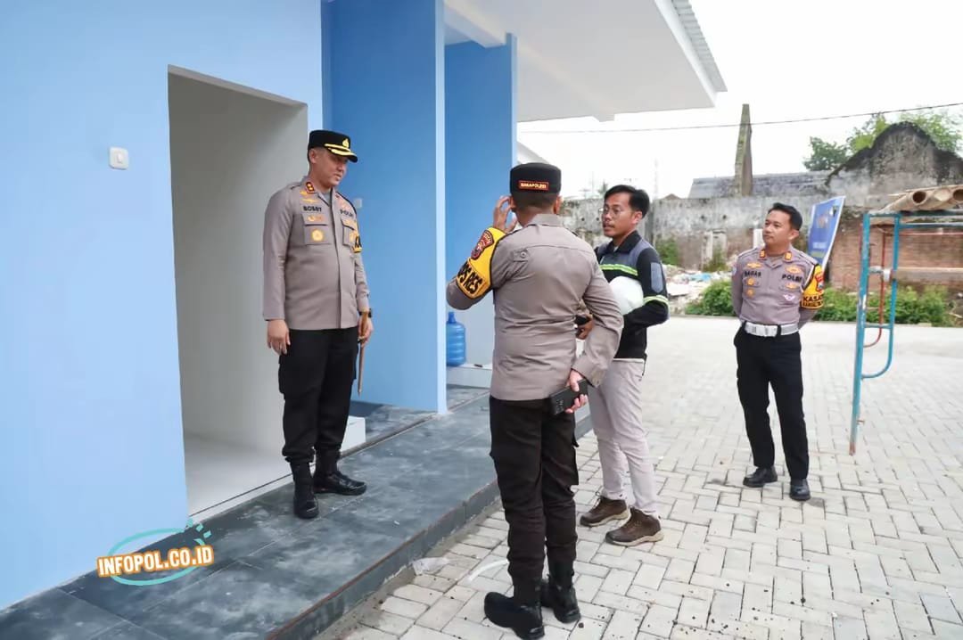 Polres Jember Bangun Gedung SPPG Gizi di Mayang, Progres Capai 80%