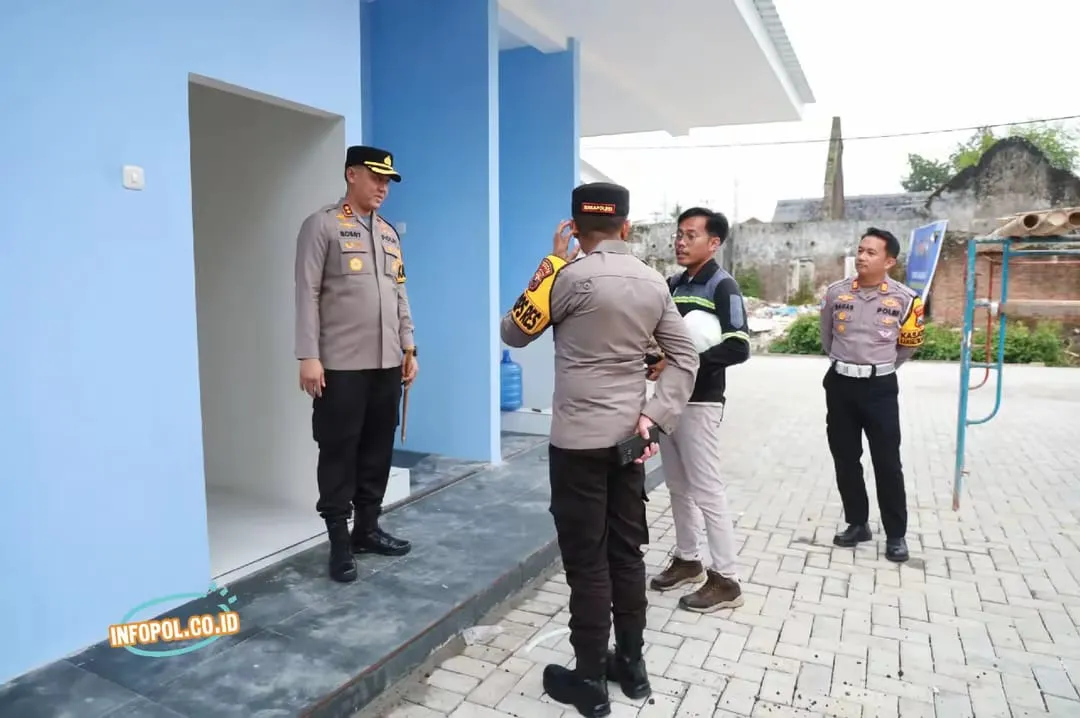 Polres Jember Bangun Gedung SPPG Gizi di Mayang, Progres Capai 80%