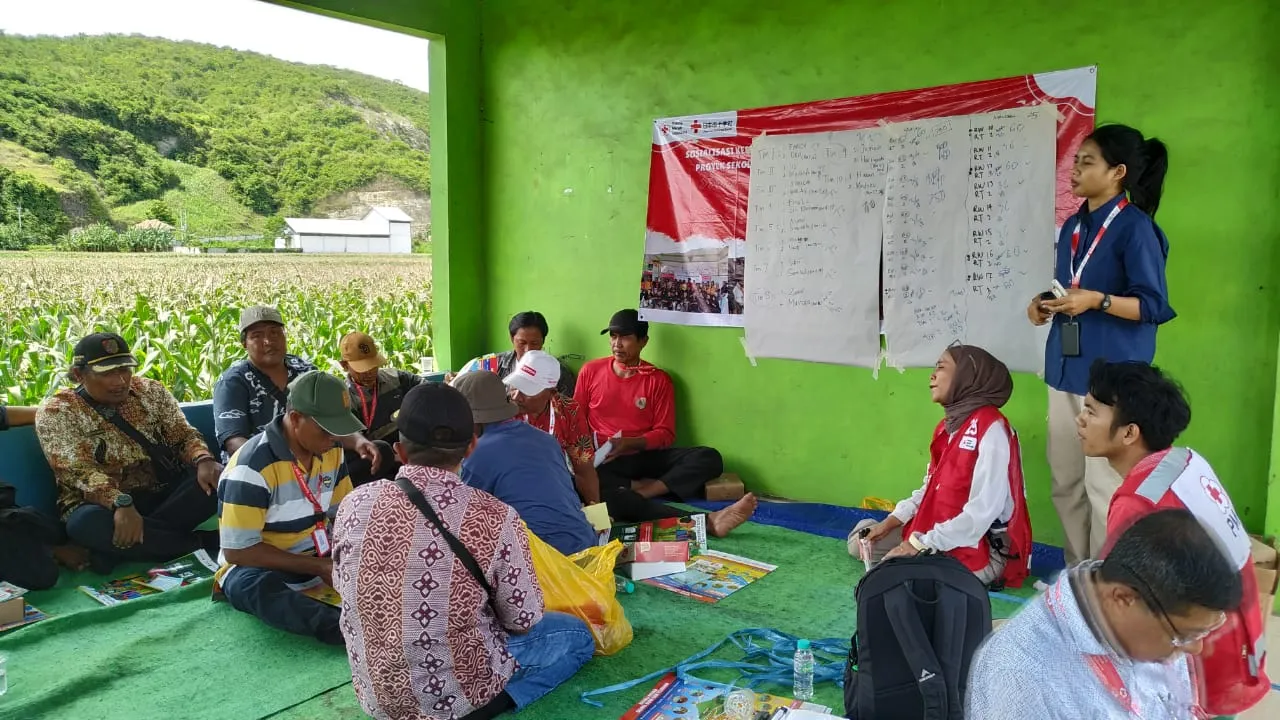 PMI-JRCS Latih 20 SIBAT Desa Puger Wetan Perkuat Kesiapsiagaan Bencana