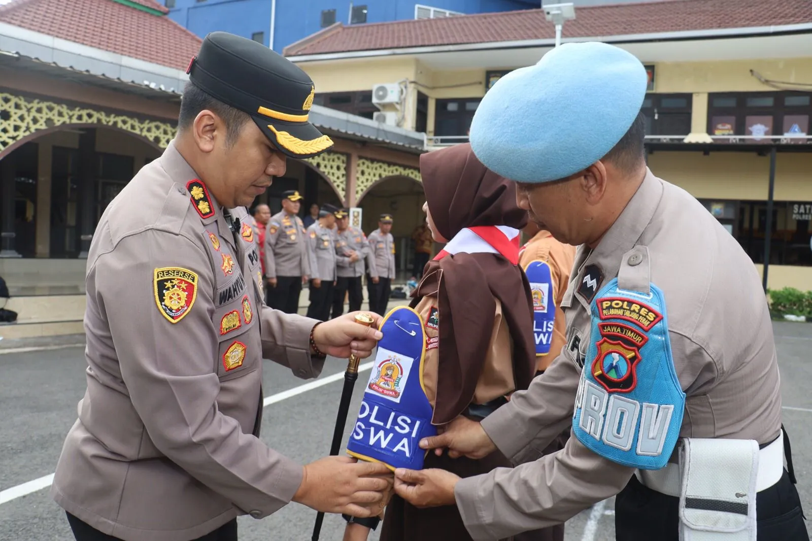 Kapolres Tanjungperak Kukuhkan Polisi Siswa Perangi Bullying