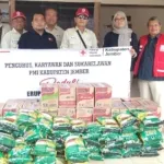 PMI Jember Kirim Bantuan Logistik dan Relawan untuk Korban Erupsi Semeru