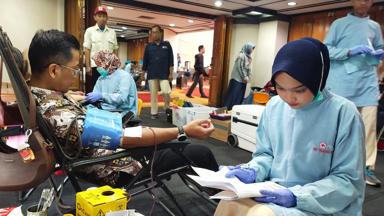 BI Jember Sumbang 245 Kantong Darah untuk PMI